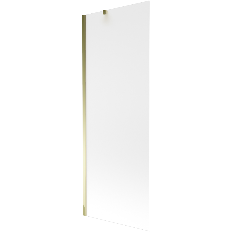 Mexen Next 1-wing bath screen 70 x 150 cm, frosted, gold - 895-070-000-00-30-50