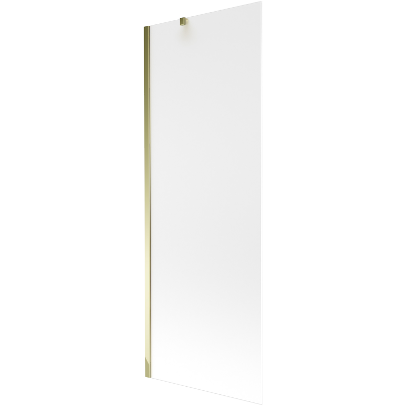 Mexen Next 1-wing bathtub screen 70 x 150 cm, Frosted, Gold - 895-070-000-00-30-50