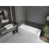Mexen Next 1-wing bath screen 70 x 150 cm, frosted, gold - 895-070-000-00-30-50