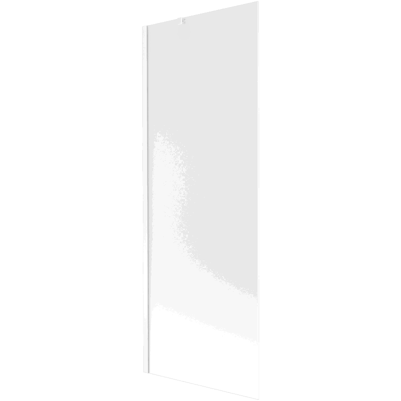 Mexen Next 1-wing bathtub screen 70 x 150 cm, Frosted, White - 895-070-000-00-30-20