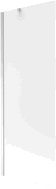 Mexen Next bathtub screen 1-wing 70 x 150 cm, frost, chrome - 895-070-000-00-30-01