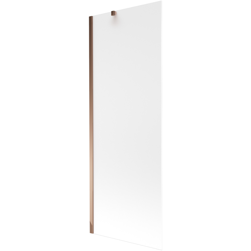 Mexen Next 1-wing bathtub screen 70 x 150 cm, Frosted, Rose gold - 895-070-000-00-30-60