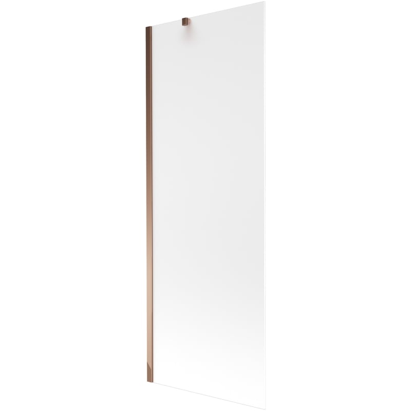 Mexen Next bathtub screen 1-wing 70 x 150 cm, frost, rose gold - 895-070-000-00-30-60