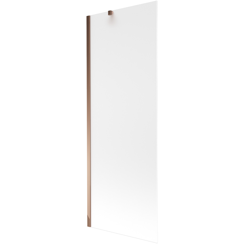 Mexen Next Single-Panel Bath Screen 70 x 150 cm, Frosted, Rose Gold - 895-070-000-00-30-60