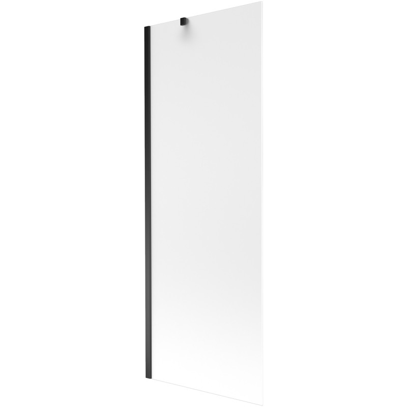 Mexen Next 1-wing bathtub screen 70 x 150 cm, frost, black - 895-070-000-00-30-70