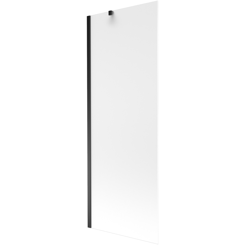 Mexen Next 1-wing bathtub screen 70 x 150 cm, Frosted, Black - 895-070-000-00-30-70