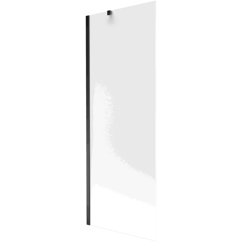 Mexen Next 1-wing shower screen 70 x 150 cm, frost, black - 895-070-000-00-30-70