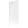 Mexen Next 1-Panel Bath Screen 80 x 150 cm, Frosted, Chrome - 895-080-000-00-30-01