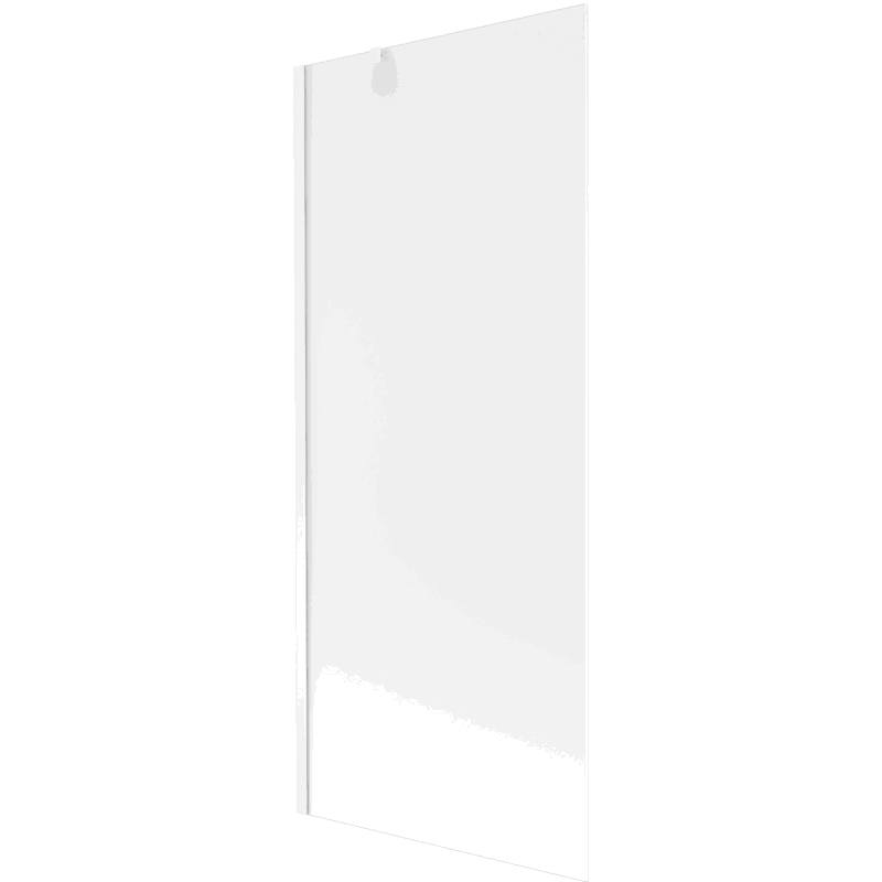 Mexen Next 1-panel bath screen 80 x 150 cm, frost, white - 895-080-000-00-30-20