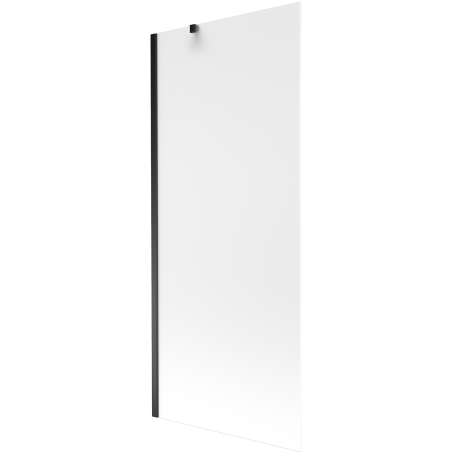 Mexen Next 1-wing bathtub screen 80 x 150 cm, Frosted, Black - 895-080-000-00-30-70