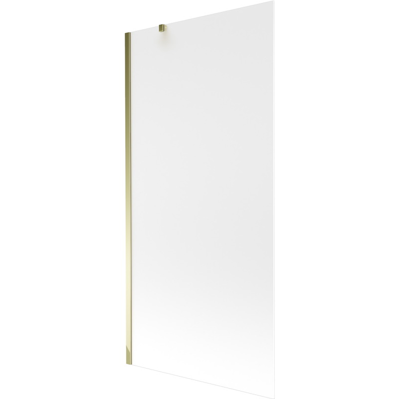 Mexen Next 1-wing bathtub screen 90 x 150 cm, Frosted, Gold - 895-090-000-00-30-50