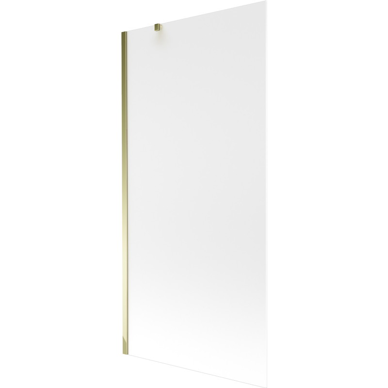 Mexen Next bathtub screen 1-winged 90 x 150 cm, frost, gold - 895-090-000-00-30-50