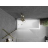 Mexen Next bathtub screen 1-winged 90 x 150 cm, frost, gold - 895-090-000-00-30-50