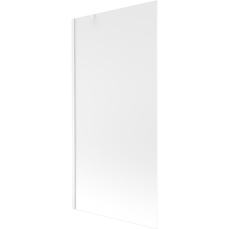 Mexen Next 1-wing bathtub screen 90 x 150 cm, Frosted, White - 895-090-000-00-30-20