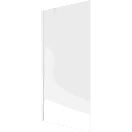 Mexen Next 1-wing bath screen 90 x 150 cm, frosted, white - 895-090-000-00-30-20