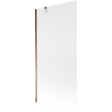 Mexen Next 1-wing bathtub screen 90 x 150 cm, Frosted, Rose gold - 895-090-000-00-30-60