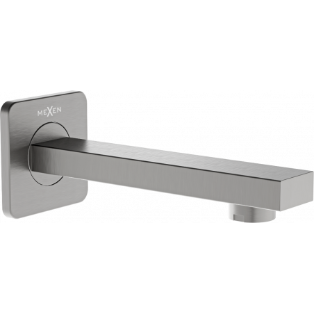 Mexen Cube bathtub wall spout, Graphite - 79370-66