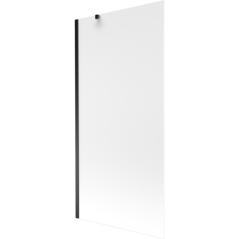 Mexen Next 1-Panel Bathtub Screen 90 x 150 cm, Frosted, Black - 895-090-000-00-30-70
