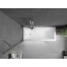 Mexen Next bathtub screen 1-wing 100 x 150 cm, frost, chrome - 895-100-000-00-30-01