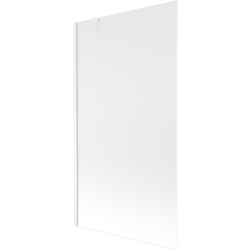 Mexen Next 1-panel bathtub screen 100 x 150 cm, frost, white - 895-100-000-00-30-20