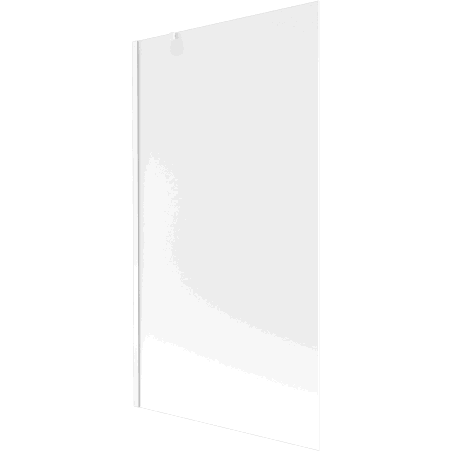 Mexen Next 1-wing bath screen 100 x 150 cm, frosted, white - 895-100-000-00-30-20