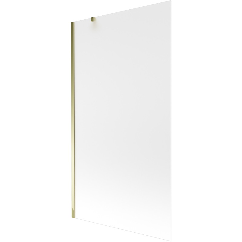 Mexen Next 1-panel bathtub screen 100 x 150 cm, frost, gold - 895-100-000-00-30-50