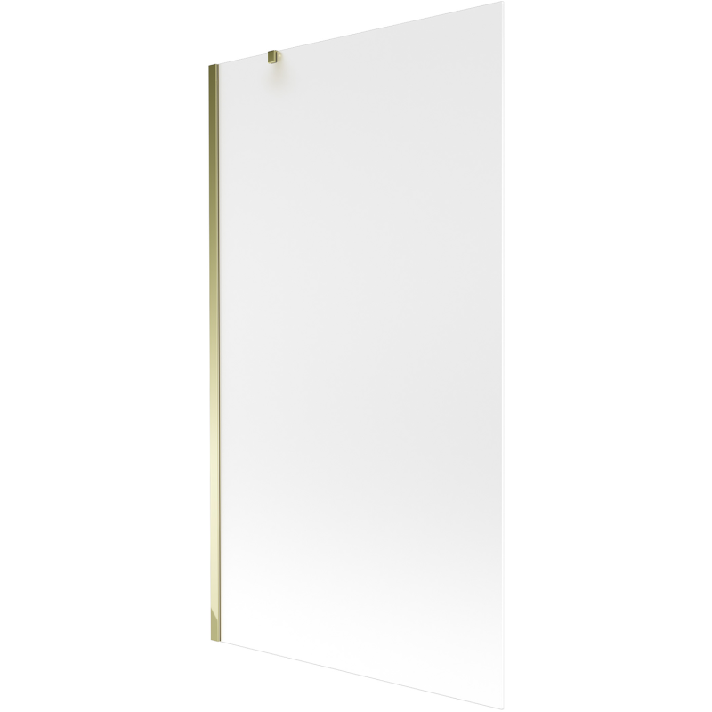 Mexen Next 1-wing bath screen 100 x 150 cm, frosted, gold - 895-100-000-00-30-50
