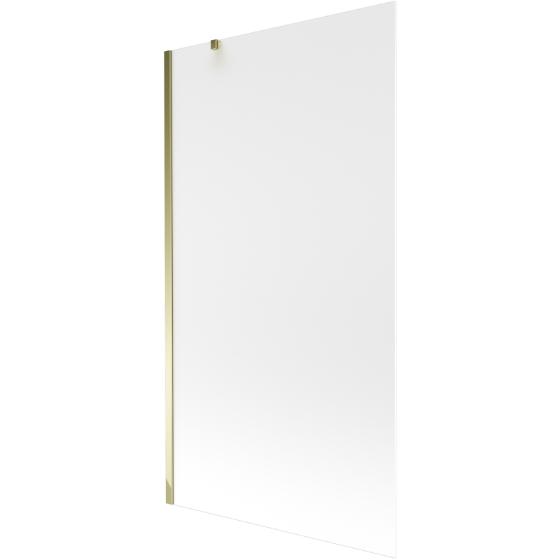 Mexen Next 1-wing bathtub screen 100 x 150 cm, Frosted, Gold - 895-100-000-00-30-50