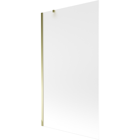 Mexen Next 1-panel bathtub screen 100 x 150 cm, frost, gold - 895-100-000-00-30-50
