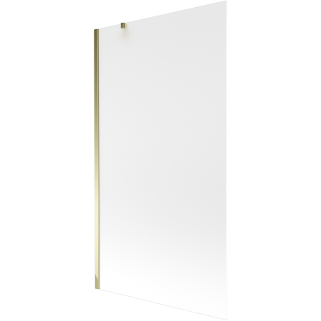 Mexen Next 1-wing bath screen 100 x 150 cm, frosted, gold - 895-100-000-00-30-50
