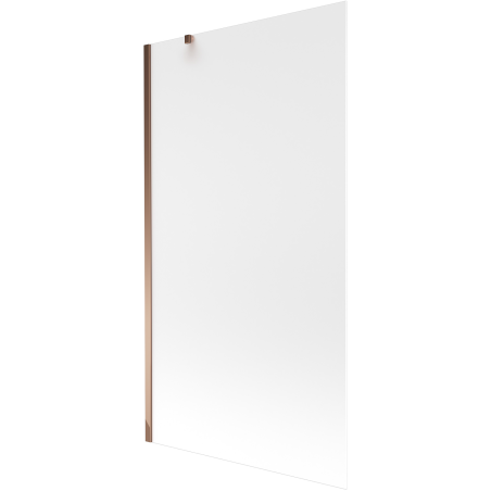 Mexen Next 1-wing bathtub screen 100 x 150 cm, Frosted, Rose gold - 895-100-000-00-30-60