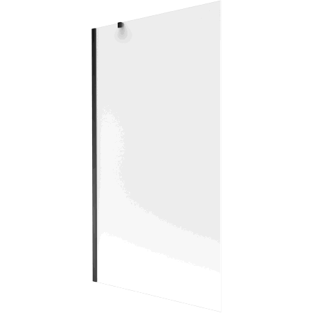 Mexen Next single-leaf bath screen 100 x 150 cm, frost, black - 895-100-000-00-30-70