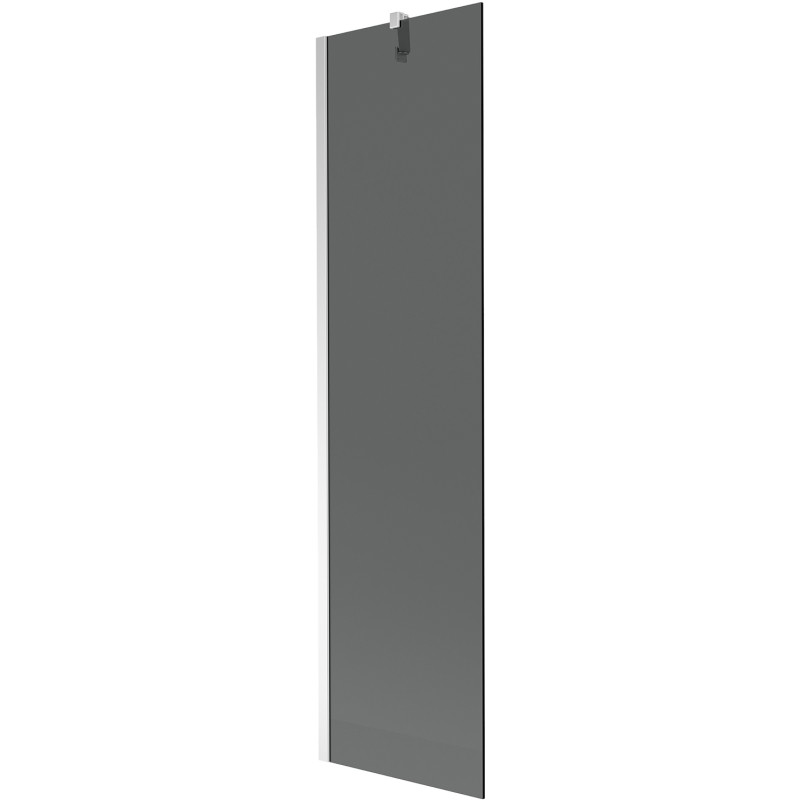 Mexen Next 1-panel bathtub screen 50 x 150 cm, graphite, chrome - 895-050-000-00-40-01