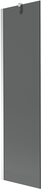 Mexen Next 1-panel bathtub screen 50 x 150 cm, graphite, chrome - 895-050-000-00-40-01