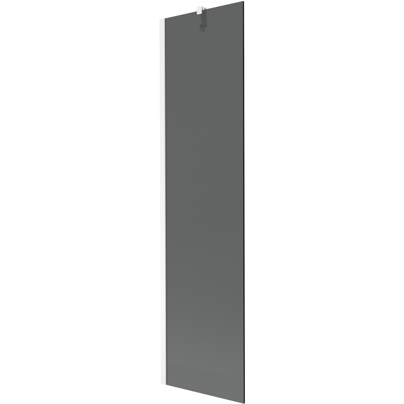 Mexen Next 1-wing bath screen 50 x 150 cm, graphite, white - 895-050-000-00-40-20