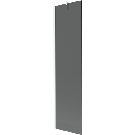 Mexen Next 1-panel bathtub screen 50 x 150 cm, graphite, white - 895-050-000-00-40-20