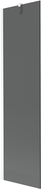 Mexen Next 1-panel bathtub screen 50 x 150 cm, graphite, white - 895-050-000-00-40-20