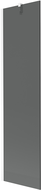 Mexen Next 1-wing bathtub screen 50 x 150 cm, Graphite, White - 895-050-000-00-40-20