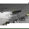 Mexen Next 1-wing bathtub screen 50 x 150 cm, Graphite, Gold - 895-050-000-00-40-50