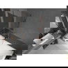 Mexen Next 1-wing bathtub screen 50 x 150 cm, Graphite, Rose gold - 895-050-000-00-40-60