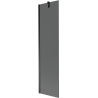 Mexen Next 1-wing bathtub screen 50 x 150 cm, Graphite, Black - 895-050-000-00-40-70