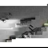Mexen Next 1-wing bathtub screen 50 x 150 cm, Graphite, Black - 895-050-000-00-40-70