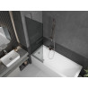 Mexen Next bathtub screen 1-wing 60 x 150 cm, graphite, chrome - 895-060-000-00-40-01