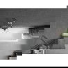Mexen Next 1-wing bathtub screen 60 x 150 cm, Graphite, Chrome - 895-060-000-00-40-01