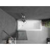 Mexen Next bathtub screen 1-panel 60 x 150 cm, graphite, chrome - 895-060-000-00-40-01