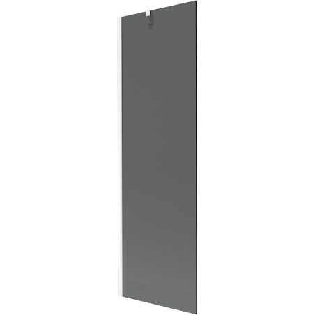 Mexen Next 1-wing bathtub screen 60 x 150 cm, Graphite, White - 895-060-000-00-40-20