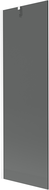 Mexen Next 1-wing bathtub screen 60 x 150 cm, Graphite, White - 895-060-000-00-40-20