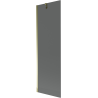 Mexen Next 1-wing bathtub screen 60 x 150 cm, Graphite, Gold - 895-060-000-00-40-50