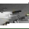 Mexen Next 1-wing Bath Screen 60 x 150 cm, Graphite, Gold - 895-060-000-00-40-50