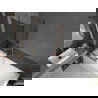 Mexen Next 1-wing bathtub screen 60 x 150 cm, Graphite, Rose gold - 895-060-000-00-40-60